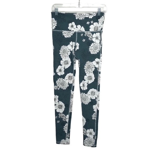 Mono B Pants - Mono B Slate Floral Leggings Small